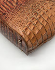 Brahmin Melbourne Croc Embossed Leather Asher Tote Bag