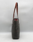 Dooney & Bourke Stone Grey Lizard Embossed Leather Lexington Tote Bag