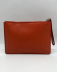 Michael Kors Persimmon Leather Jet Set Travel Wristlet