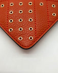 Michael Kors Persimmon Leather Jet Set Travel Wristlet
