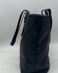 Coach Black Leather Gallery Tote Bag F10195