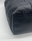 Coach Black Leather Gallery Tote Bag F10195