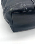 Coach Black Leather Gallery Tote Bag F10195