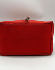 Dooney & Bourke Red Nylon Drawstring Tote Bag