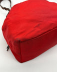 Dooney & Bourke Red Nylon Drawstring Tote Bag