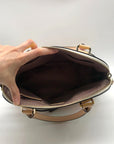 Kate Spade Multi-Colored Striped Pebbled Leather Satchel & Wallet