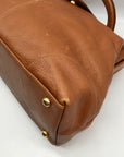 Givenchy Brown Pebbled Leather Vintage Doctor Bag