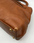 Givenchy Brown Pebbled Leather Vintage Doctor Bag