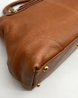 Givenchy Brown Pebbled Leather Vintage Doctor Bag