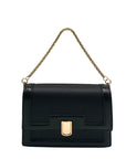 Aldo Black Embossed Trim Convertible Handbag