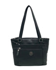 Giani Bernini Black Pebbled Tote Bag