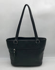 Giani Bernini Black Pebbled Tote Bag