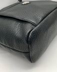 Giani Bernini Black Pebbled Tote Bag