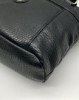 Giani Bernini Black Pebbled Tote Bag