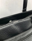 Giani Bernini Black Pebbled Tote Bag