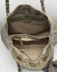 Kate Spade Silver Bows Art Lizard Maryanne Shoulder Bag