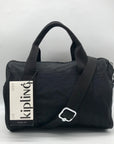 Kipling Black Medium Nylon Bina Crossbody