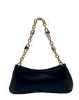 Arezzo Black Leather Shoulder Bag