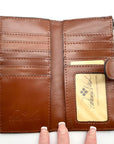 Patricia Nash Brown Leather Nazari Wallet
