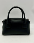 Steve Madden Black Faux Leather Bmelodie Small East/ West Bag with Scarf