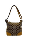 Coach Brown Signature Canvas Shoulder Bag 6347