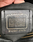 Coach Black Leather Mercer 30 Satchel Bag 37575