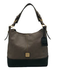 Dooney & Bourke Sophie Two-Toned Pebbled Grain Leather Hobo Bag
