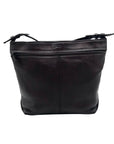 Sas Brown Leather Adjustable Shoulder Bag