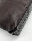 Sas Brown Leather Adjustable Shoulder Bag