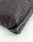 Sas Brown Leather Adjustable Shoulder Bag