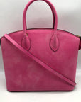 Pratesi Firenze Azalea Pink Versilia Italian Leather Satchel Bag