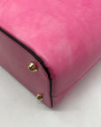 Pratesi Firenze Azalea Pink Versilia Italian Leather Satchel Bag