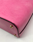 Pratesi Firenze Azalea Pink Versilia Italian Leather Satchel Bag