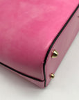 Pratesi Firenze Azalea Pink Versilia Italian Leather Satchel Bag