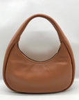 Kate Spade Brown Pebbled Leather Kayla Crescent Shoulder Bag