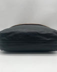 Brighton Brown & Black Leather Color-block Shoulder Bag
