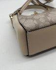 Kate Spade Dark Beige Spade Flower PVC Mini Top Handle Crossbody