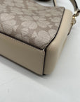 Kate Spade Dark Beige Spade Flower PVC Mini Top Handle Crossbody
