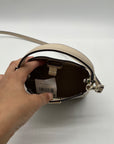 Kate Spade Dark Beige Spade Flower PVC Mini Top Handle Crossbody