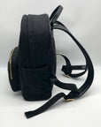 Michael Kors Black Nylon Leopard Print Bex Backpack