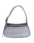 Aqua Silver Metallic Mini Handbag