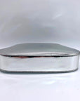 Aqua Silver Metallic Mini Handbag