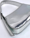 Aqua Silver Metallic Mini Handbag