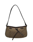 Dooney & Bourke Brown Monogram Canvas Baguette Bag