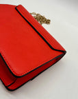 Unbranded Burnt Orange Faux Leather Crossbody Bag