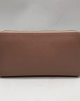 Furla Pink Leather Babylon Continental Wallet