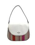 Kate Spade Leila Striped Canvas Shoulder Bag