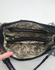 Cowgirl Trendy Purple Sugar Skull Shoulder Bag