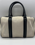 Herni Bendel Beige Weekender Satchel Bag