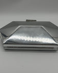 Nina Silver Faux Leather Metallic Crossbody/Clutch